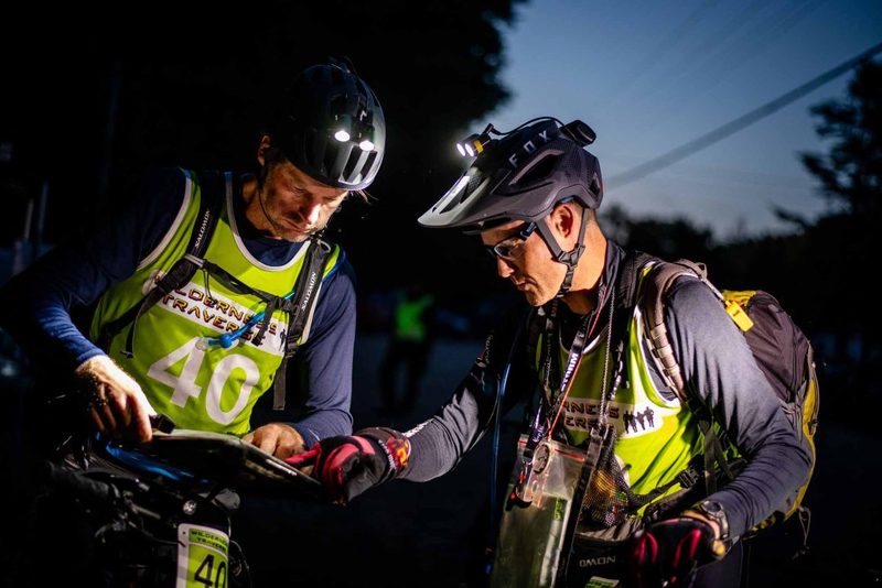Racing through the night at Wilderness Traverse