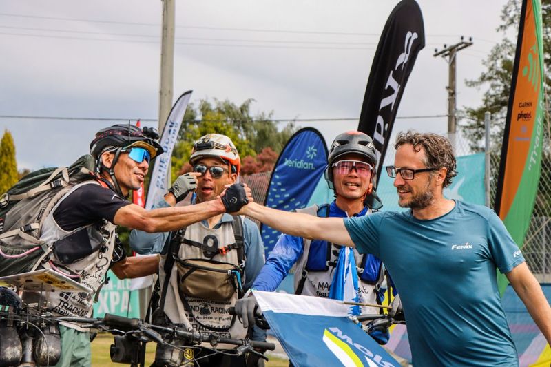 Team East Wind on the Finish line in 2025 Team East Wind on the Finish line in 2025