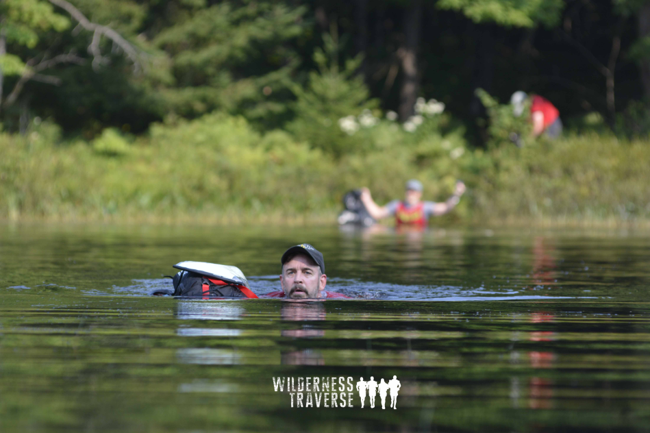 River crossing at Wilderness Traverse